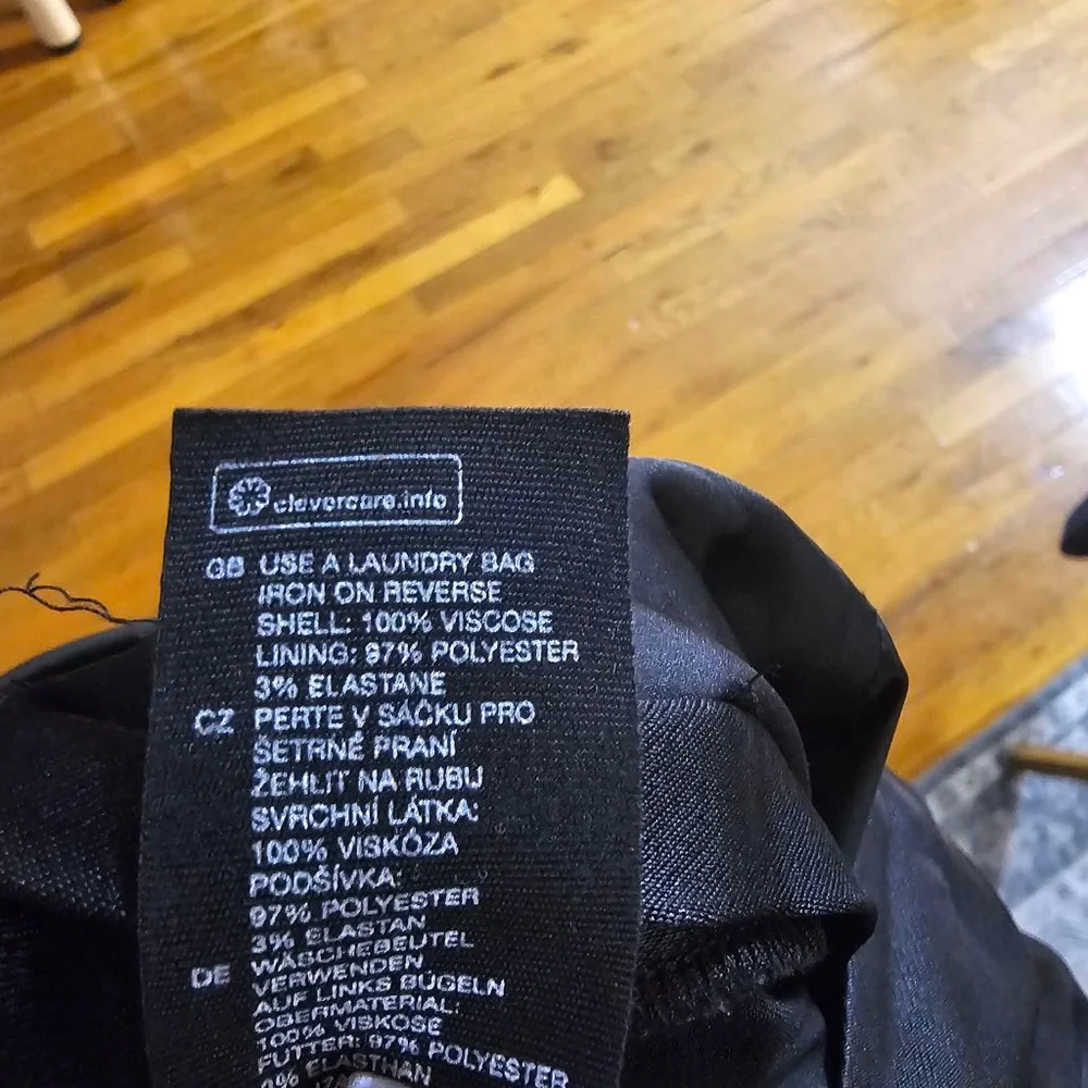 Other Stories Black Satin Jumpsuit Size 2